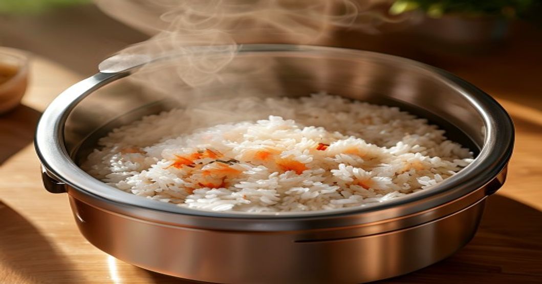 Best Korean rice cooker for sushi rice with fluffy cooked grains and steam
