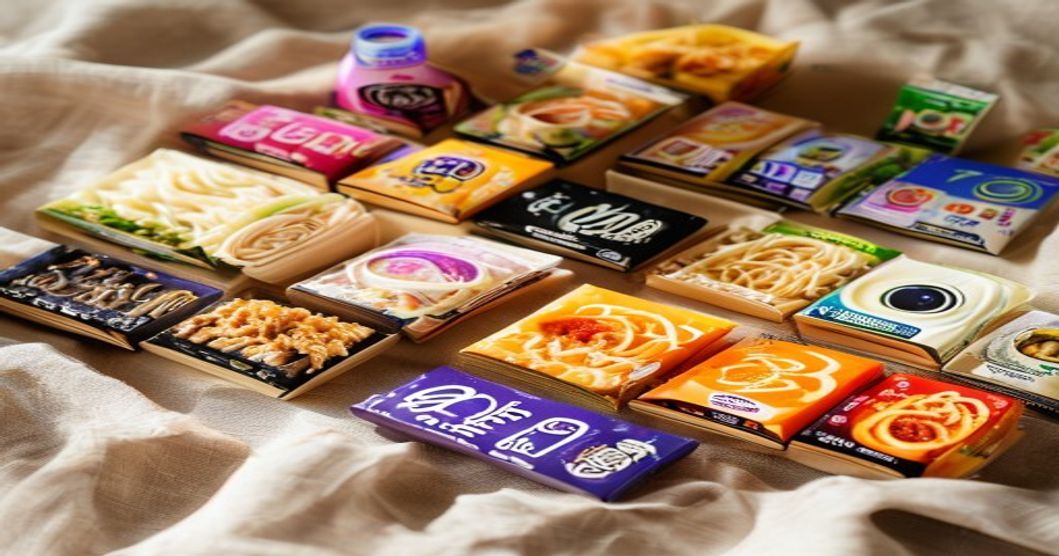 Selection of Korean instant ramen packages showing different spice levels and varieties
