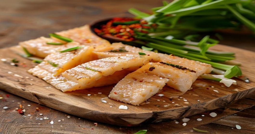 Korean fish cake preparation for broth cooking